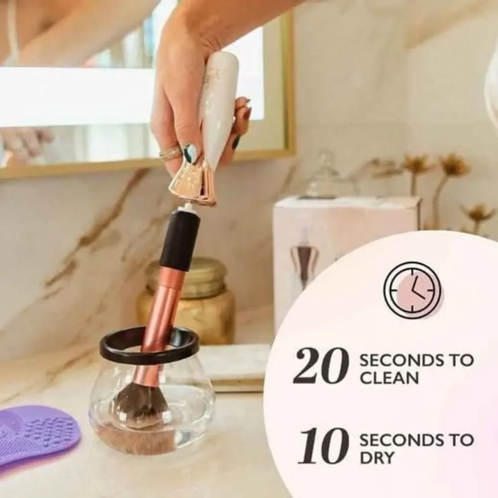 Electric Makeup Brush Cleaner & Dryer – Automatic Spinner Machine (New)